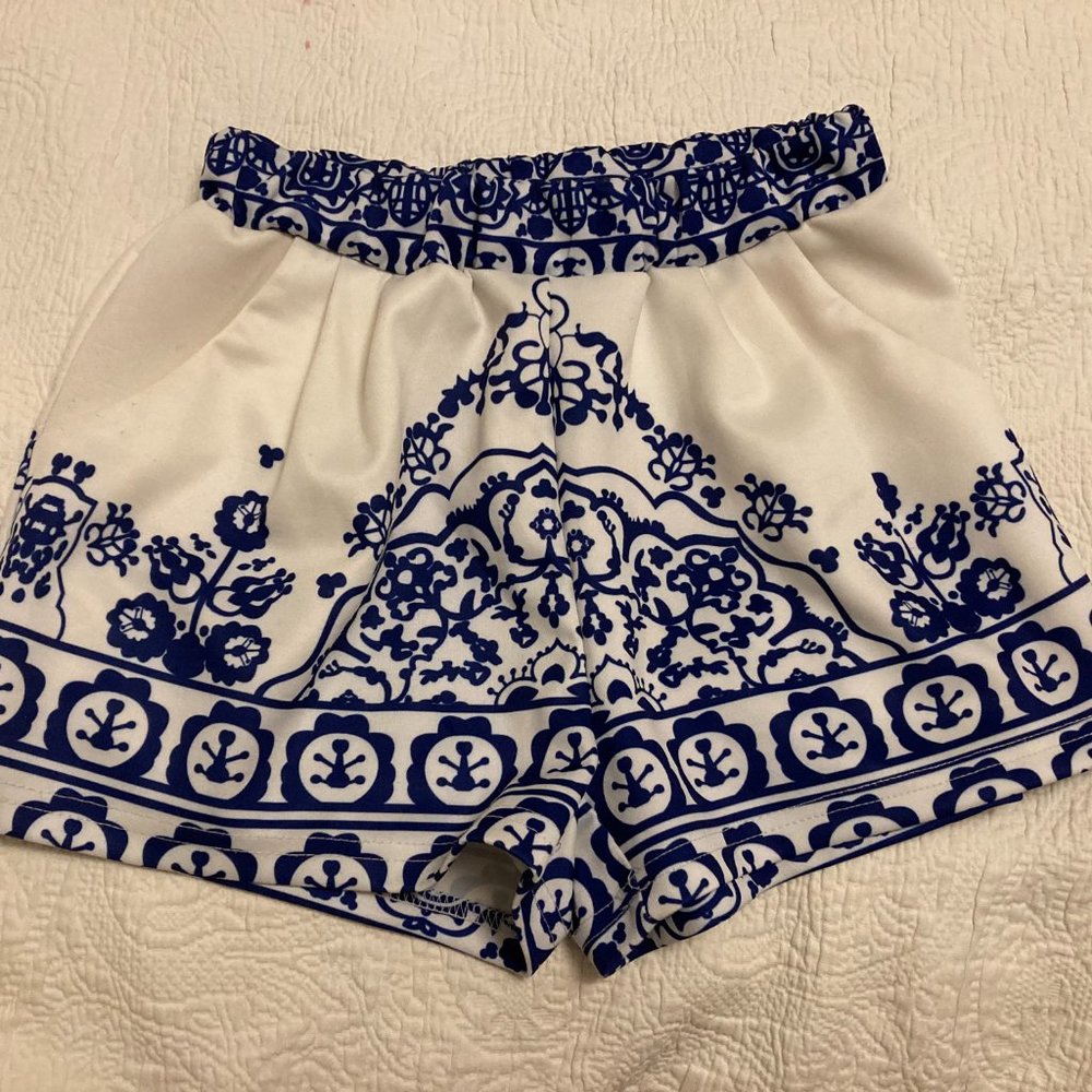 Cute and Casual Shorts with Matching Cropped Top